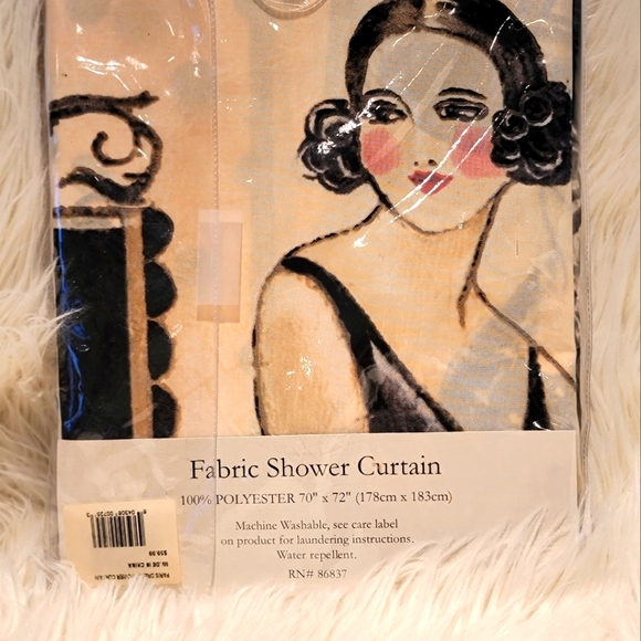 NWT Paris Dress Shower Curtain 70×72 - Picture 7 of 7